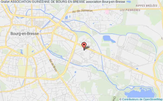 plan association Association GuinÉenne De Bourg En Bresse Bourg-en-Bresse