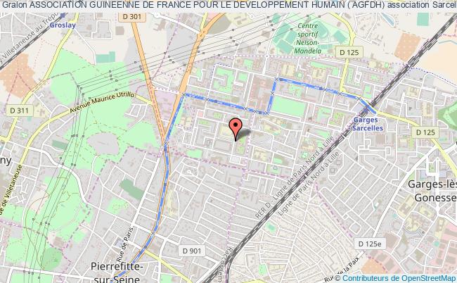plan association Association Guineenne De France Pour Le Developpement Humain ( Agfdh) Sarcelles