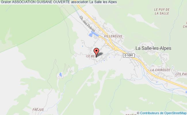 plan association Association Guisane Ouverte Salle-les-Alpes
