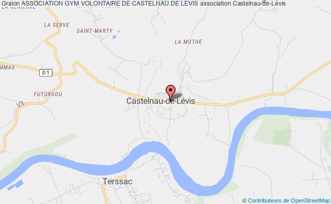 plan association Association Gym Volontaire De Castelnau De Levis Castelnau-de-Lévis