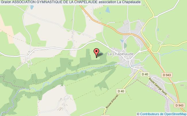 plan association Association Gymnastique De La Chapelaude La    Chapelaude