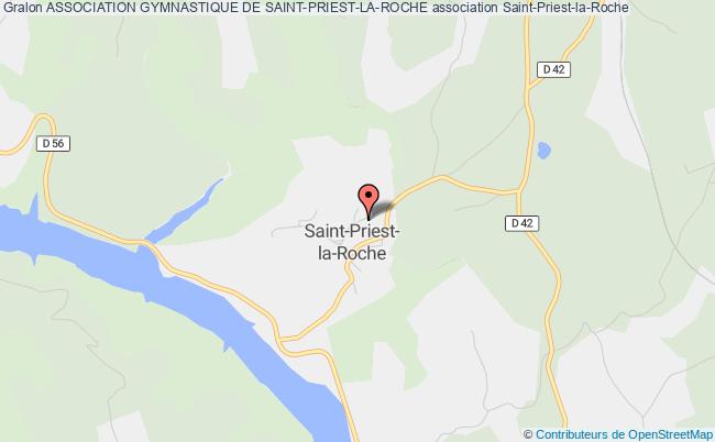 plan association Association Gymnastique De Saint-priest-la-roche Saint-Priest-la-Roche