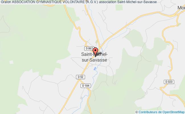 plan association Association Gymnastique Volontaire (a.g.v.) Saint-Michel-sur-Savasse
