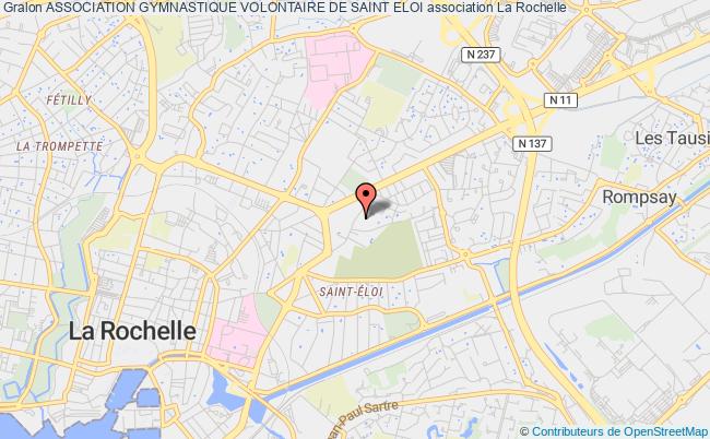 plan association Association Gymnastique Volontaire De Saint Eloi La    Rochelle