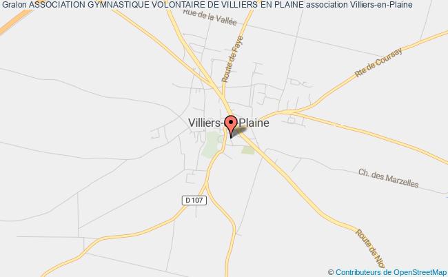 plan association Association Gymnastique Volontaire De Villiers En Plaine Villiers-en-Plaine