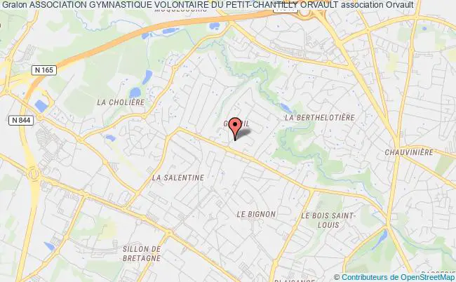plan association Association Gymnastique Volontaire Du Petit-chantilly Orvault Orvault