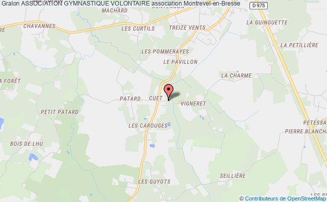 plan association Association Gymnastique Volontaire Montrevel-en-Bresse