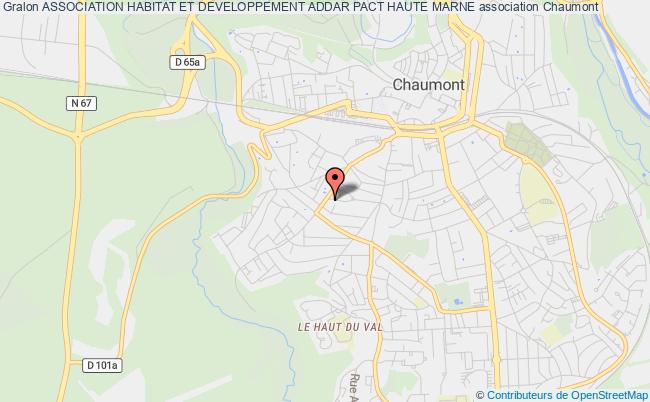 plan association Association Habitat Et Developpement Addar Pact Haute Marne Chaumont