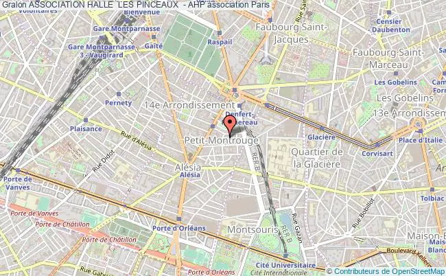 plan association Association Halle  Les Pinceaux  - Ahp Paris