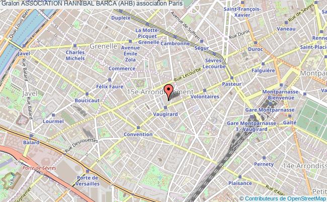 plan association Association Hannibal Barca (ahb) Paris