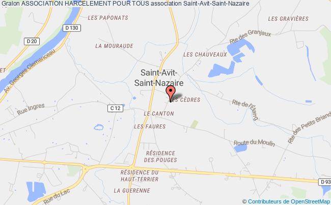 plan association Association Harcelement Pour Tous Saint-Avit-Saint-Nazaire