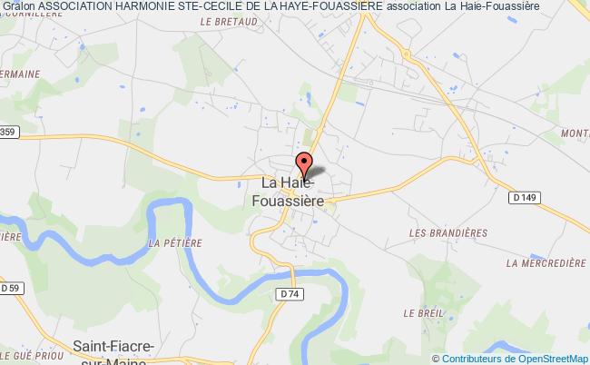 plan association Association Harmonie Ste-cecile De La Haye-fouassiere La    Haie-Fouassière