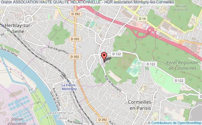 plan association Association Haute Qualite Relationnelle - Hqr Montigny-lès-Cormeilles