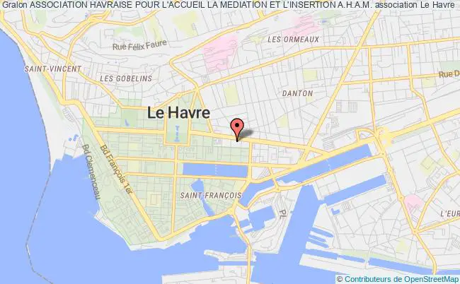 plan association Association Havraise Pour L'accueil La Mediation Et L'insertion A.h.a.m. Le Havre