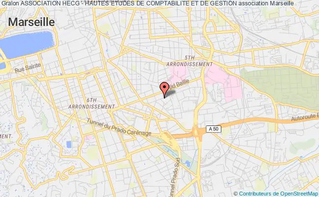 plan association Association Hecg - Hautes Etudes De Comptabilite Et De Gestion Marseille 5