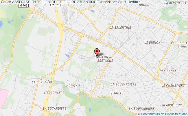 plan association Association Hellenique De Loire Atlantique Saint-Herblain