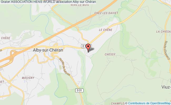plan association Association Hens World Alby-sur-Chéran