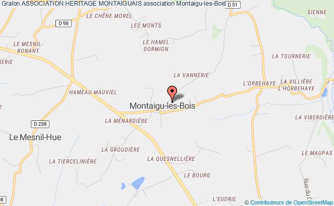 plan association Association Heritage Montaiguais Montaigu-les-Bois