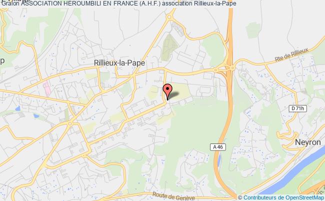 plan association Association Heroumbili En France (a.h.f.) Rillieux-la-Pape