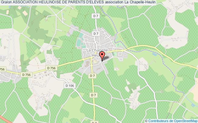 plan association Association Heulinoise De Parents D'ÉlÈves Chapelle-Heulin
