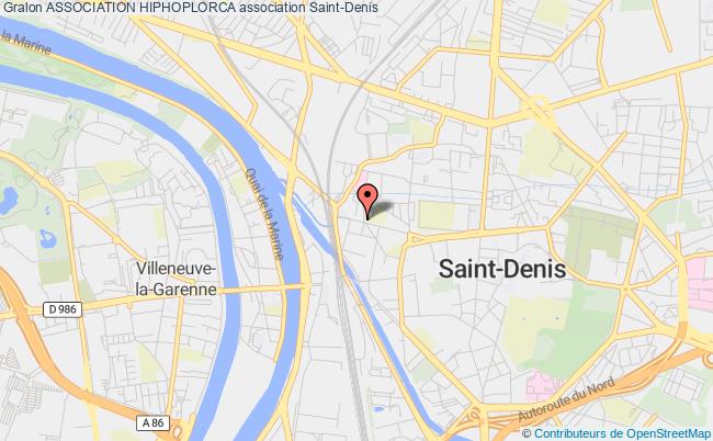 plan association Association Hiphoplorca Saint-Denis