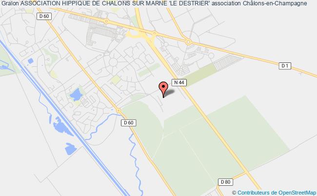 plan association Association Hippique De Chalons Sur Marne 'le Destrier' Châlons-en-Champagne