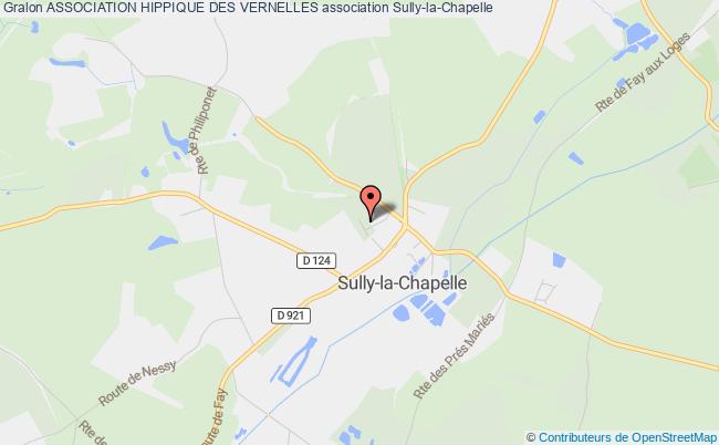 plan association Association Hippique Des Vernelles Sully-la-Chapelle