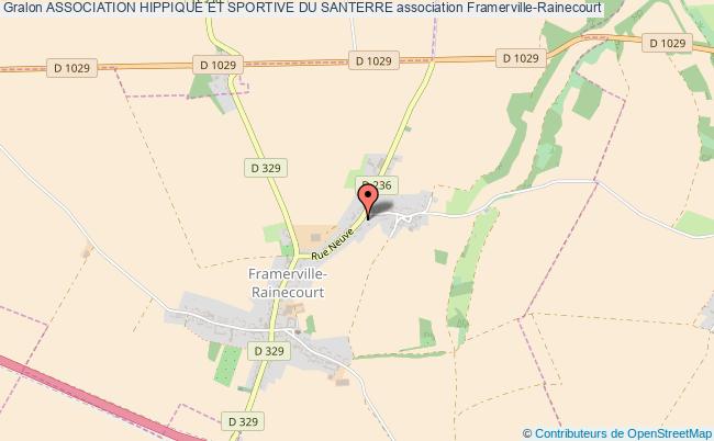 plan association Association Hippique Et Sportive Du Santerre Framerville-Rainecourt