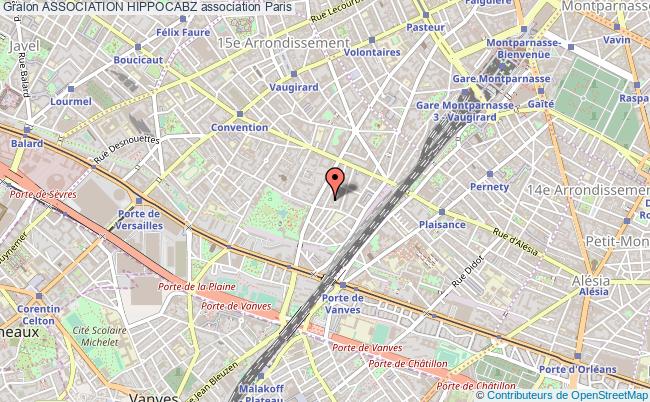 plan association Association Hippocabz Paris