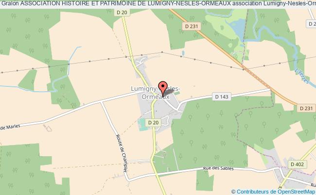 Association histoire et patrimoine de lumignyneslesormeaux