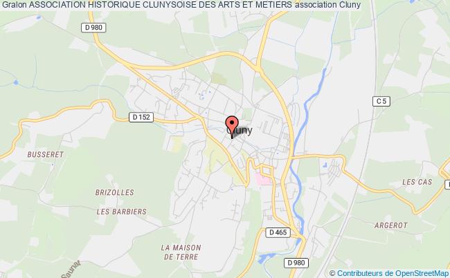 plan association Association Historique Clunysoise Des Arts Et Metiers Cluny