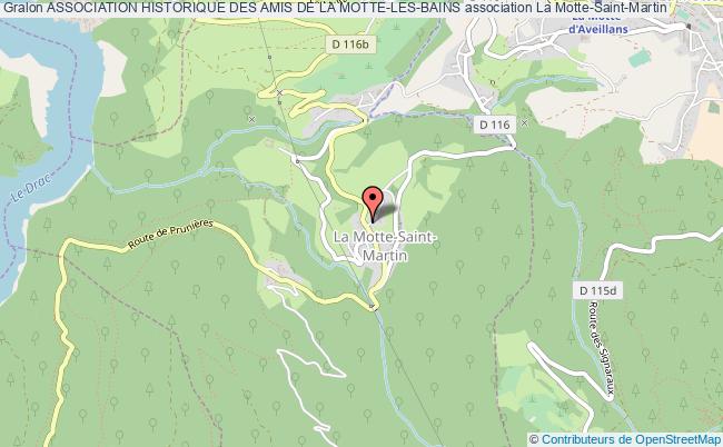 plan association Association Historique Des Amis De La Motte-les-bains Motte-Saint-Martin