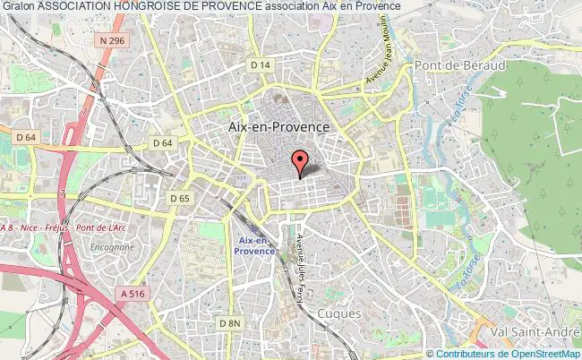 plan association Association Hongroise De Provence Aix-en-Provence