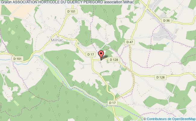 plan association Association Horticole Du Quercy Perigord Milhac