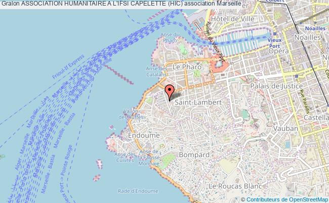 plan association Association Humanitaire A L'ifsi Capelette (hic) Marseille 7e