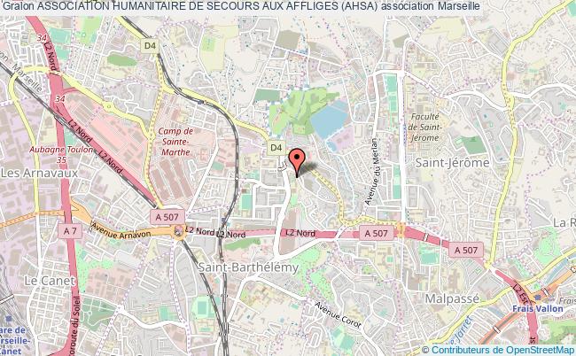 plan association Association Humanitaire De Secours Aux Affliges (ahsa) Marseille