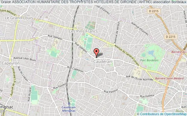 plan association Association Humanitaire Des Trophystes Hoteliers De Gironde (ahthg) Bordeaux