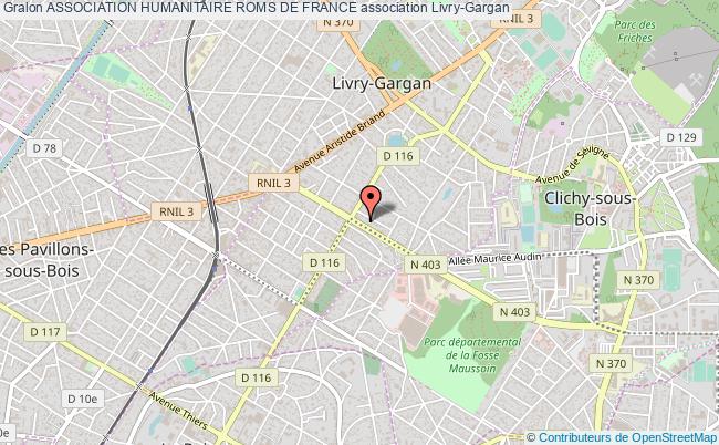 plan association Association Humanitaire Roms De France Livry-Gargan