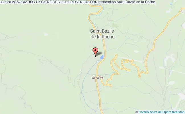 plan association Association HygiÈne De Vie Et RÉgÉnÉration Saint-Bazile-de-la-Roche