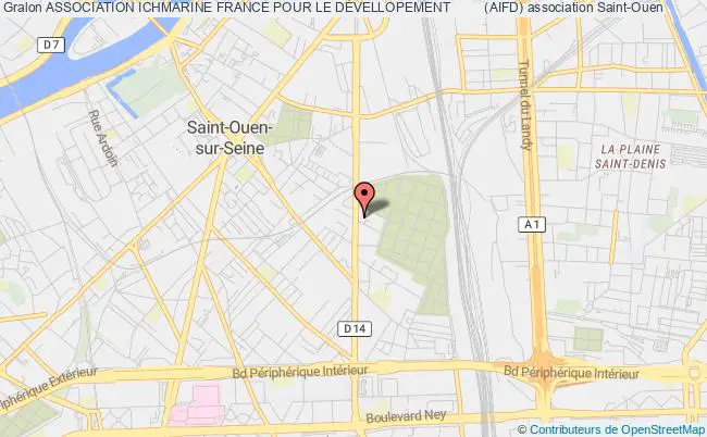 plan association Association Ichmarine France Pour Le DÉvellopement         (aifd) Saint-Ouen