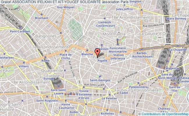 plan association Association Ifelkan Et AÏt-youcef SolidaritÉ Paris