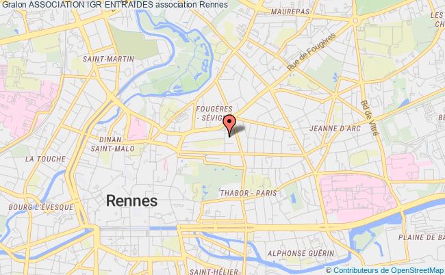 plan association Association Igr Entr'aides Rennes