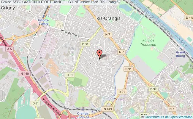 plan association Association Ile De France - Chine Ris-Orangis