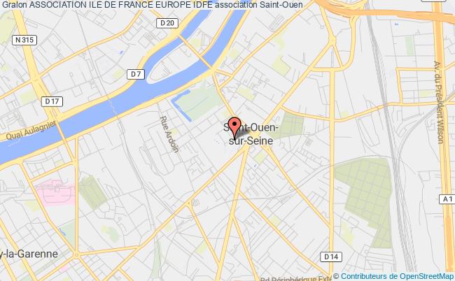 plan association Association Ile De France Europe Idfe Saint-Ouen-sur-Seine