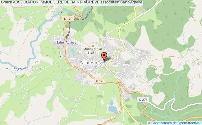 plan association Association Immobilere De Saint- Agreve Saint-Agrève