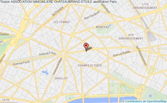 plan association Association Immobiliere Chateaubriand Etoile Paris