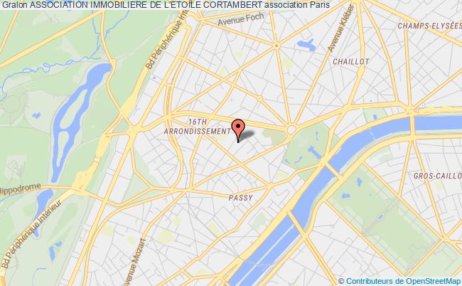 plan association Association Immobiliere De L'etoile Cortambert Paris