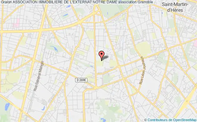 plan association Association Immobiliere De L'externat Notre Dame Grenoble