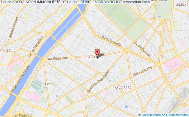 plan association Association Immobiliere De La Rue Charles Graindorge Paris
