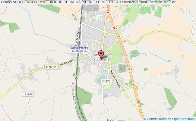 plan association Association Immobiliere De Saint-pierre Le Moutier Saint-Pierre-le-Moûtier